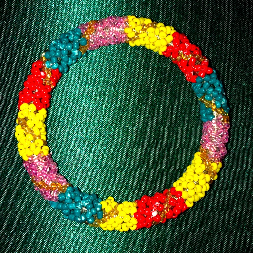 Colorful beaded bracelet